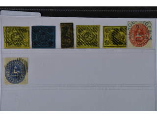 Germany, Braunschweig. Used 1853–1865. All different, e.g. Mi 6-7, 11, 14, 17, …