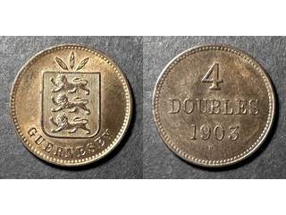 Guernsey Edward VII (1902-1910) 4 doubles 1903 H, UNC