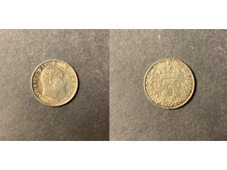 Storbritannien Edward VII (1901-1910) 3 pence 1910, XF-UNC