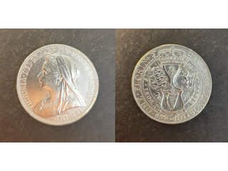 Great Britain Queen Victoria (1837-1901) 1 florin 1901, AU