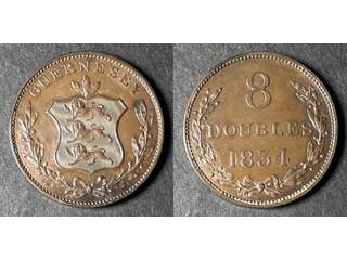 Guernsey William IV (1830-1837) 8 doubles 1834, UNC