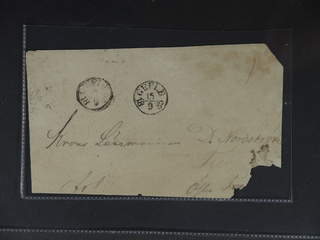 Sweden. X county. GEFLE 15.9.1835, arc postmark. type 4 on cut piece sent to Tierp. Ex. …