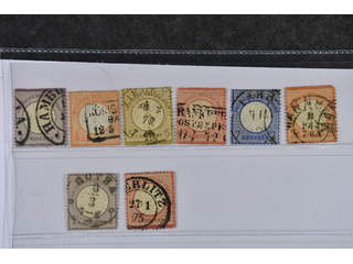 Germany Reich. Used 1872. All different, e.g. Mi 1, 3, 6, 9-10, 15-16. Mostly good …