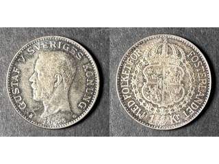 Sverige Gustav V (1907-1950) 1 krona 1933, 01/0