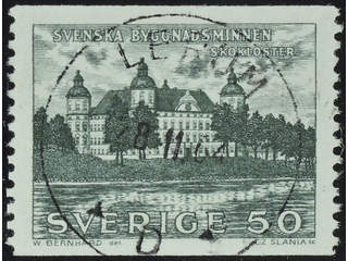 Sweden. Facit 537A used , 1962 Notable Buildings 50 öre olive-green. EXCELLENT …
