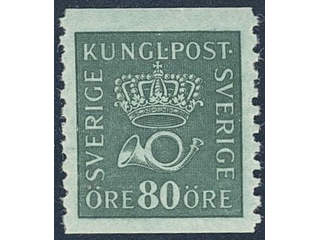 Sweden. Facit 165bz ** , 80 öre blue-green with watermark KPV. Superb.