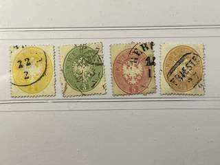 Austria. Michel 24–28 ★★, 1863 Double Eagle SET excl. 10 Kr (4). EUR 275