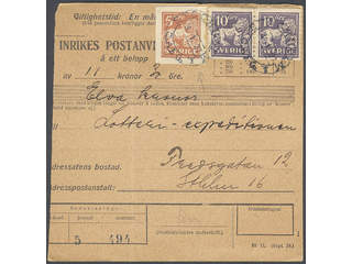 Sweden. Postal stationery, stamped envelope Facit Fk20, 142A , 5 öre stamped envelope …