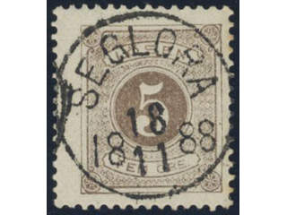 Sweden, Sverige, Sverige, Sverige. Postage due Facit L13e used, 5 öre brownish …