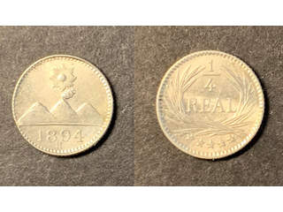 Guatemala 1/4 real 1894 H, UNC