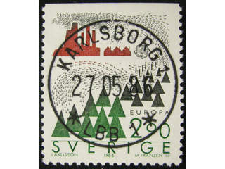 Sweden. Facit 1415B used , 1986 Europa CEPT 2.90 Kr multicoloured. EXCELLENT …