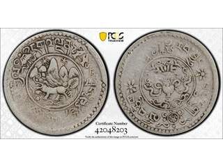 Kina Tibet 1 1/2 srang 1937 (BE 16-11), PCGS VF35