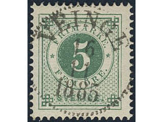 Sweden, Sverige, Sverige, Sverige. Facit 30k used, 5 öre dark green. EXCELLENT …