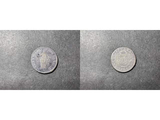 Peru 2 reales 1840, F-VF rengjord