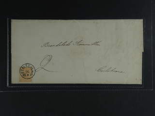 Sweden. Facit 24 cover , 24 öre on beautiful 2-fold cover sent from STOCKHOLM 26.8.1870 …