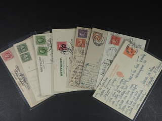 Sweden. Lot covers. Eight postcards sent to Austria 1906-1934. With one exception all …
