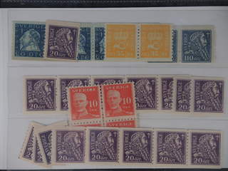 Sweden. ★★/★. Small accumulation Coil stamps.
