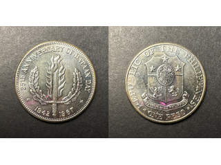 Filippinerna 1 piso 1967, UNC