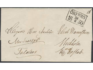 Sweden. General mail. Letter with notation "Snällpost" (express mail, P: +600:-). Sent …