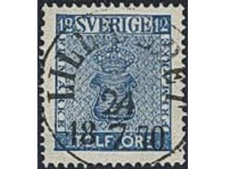 Sweden. Facit 9c3 used, 12 öre blue, perforation of 1865. EXCELLENT cancellation LILLA …