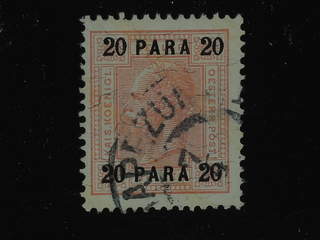 Austria P.O. in Levant. Michel 40 used , 1901 Overprint on Emperor Franz Joseph 20 Pa / …
