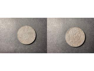 Netherlands Willem I (1815-1840) 3 gulden 1832/24, AU obetydligt kanthack