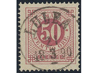 Sweden. Facit 48d used, 50 öre dull carmine on yellowish paper. EXCELLENT cancellation …
