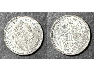 Österrike Franz Joseph I (1848-1916) 10 kreuzer 1872, UNC
