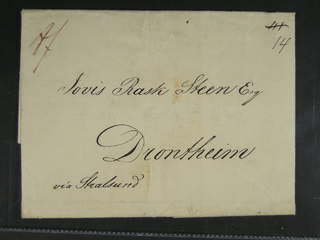Norway. Prephilately. Letter dated "Hamburg 22 may 1827" sent from KS&NPC HAMBURG …