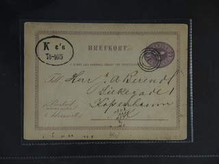 Sweden. Facit bKe2. DENMARK. Danish numeral cancellation 1 (Kjøbenhavn) …
