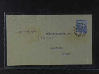 Sweden. Facit 56. Incoming stamped mail. Cape of Good Hope. 2½d on cover sent from EAST …