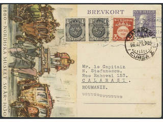 Sweden. Postal stationery, Single postcard, Facit bKe36, 71, 139, Postcard 10 öre …