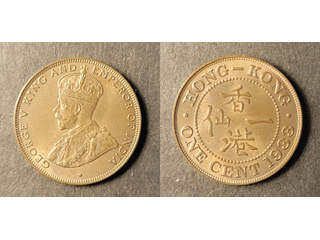 Hong Kong George V (1910-1936) 1 cent 1933, UNC