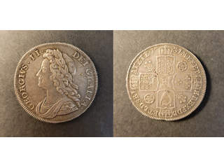 Storbritannien George II (1727-1760) 1/2 crown 1731, AU