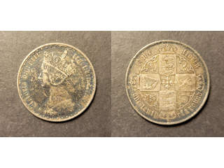 Great Britain Queen Victoria (1837-1901) 1 florin 1858, VF