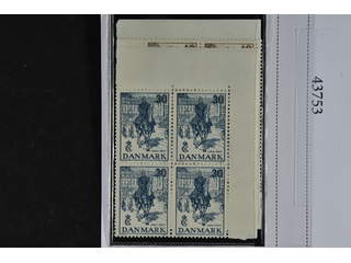 Denmark. Facit 281–84 ★★, 1937 “Silver Jubilee” of the Reign of King Christian X SET …