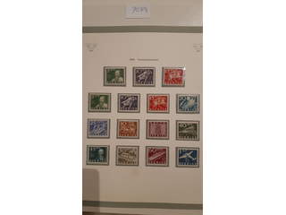 Sweden. Facit 246–57 ★★ , 1936 Tercentenary of the Post Office SET (15). Very …