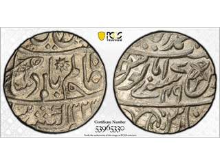 Indien - Bengal Presidency 1 rupee 1808 (AH1223//17-49), AU/UNC, PCGS MS63