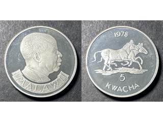 Malawi 5 kwacha 1978, PROOF