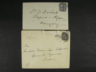 Britain. Michel 59 cover , 1881 Queen Victoria wmk Imperial Crown 2½ d blue, watermark …