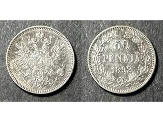 Finland Alexander III (1883-1894) 50 penniä 1892, 01