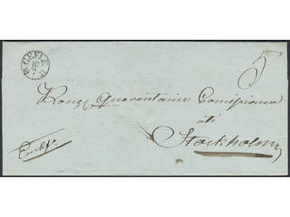 Sweden. X county. GEFLE 10.7.1831, arc postmark. Type 1 on cover sent to Stockholm. …