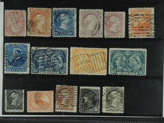Canada. Used 1859-1897. All different, e.g. Mi 10, 20, 23-24, 31, 36-37, 42. Mostly good …