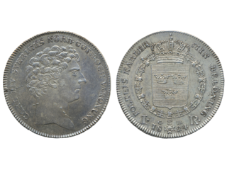 Sverige Karl XIV Johan (1818-1844) 1 riksdaler 1824, 1+