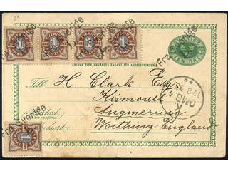 Sweden. Facit bKe7, 61. Cancellations, DENMARK. Danish cancellation FRA SVERIGE L …