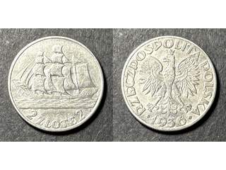 Polen 2 zlote 1936, AU