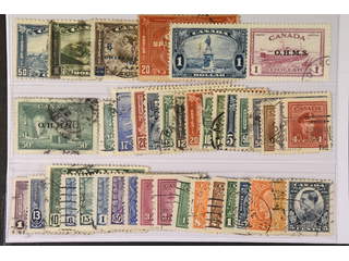 Canada. Used 1930–51. All different, e.g. Mi 154-55, 170-71, 194, Officials 9, 16. …