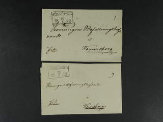 Sweden. F county. JÖNKÖPING 1843–1852, rectangular postmark. Type 5 on ten covers sent …