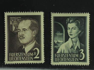 Liechtenstein. Michel 332–33 ★★ , 1955 High values SET (2). EUR 260