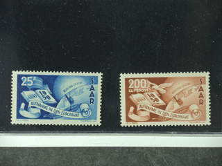 Germany Saarland. Michel 297–98 ★★ , 1950 European Council SET (2). EUR 220